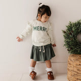 babysprouts Merry Ruffle Sweatshirt
