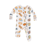 Angel Dear Groovy Vibes Stickers 2 Way Zipper Footie