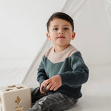 babysprouts Colorblock Knit Sweater