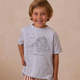Rylee + Cru Amalfi Coast Raw Edge Tee