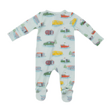 Angel Dear Vintage Campers 2 Way Zip Footie