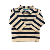 BabyFace Striped Collared Sweatshirt