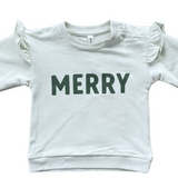 babysprouts Merry Ruffle Sweatshirt