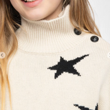 Zadig & Voltaire Stars Button Shoulder Pullover