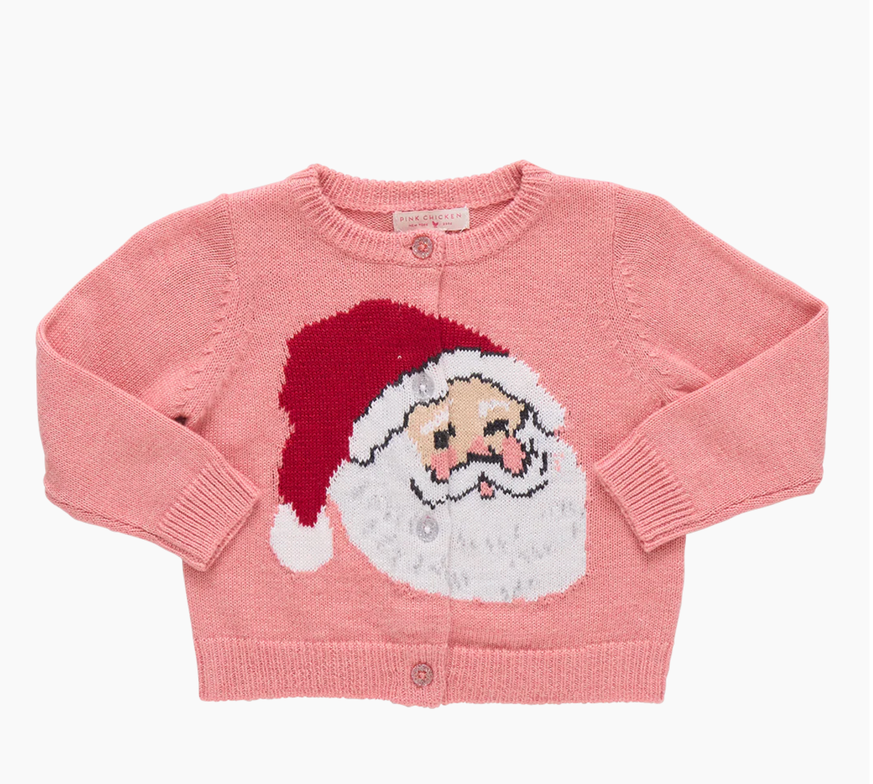 Pink Chicken Baby Maude Santa Sweater Skipper & Scout