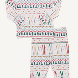 Pink Chicken Ski Fair Isle PJ Set