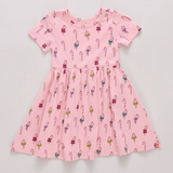 Pink Chicken Sunny Dress - Mini Candy Canes