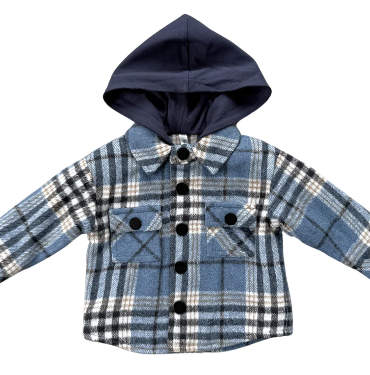 babysprouts HOODED SHACKET Skipper & Scout