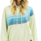 Aviator Nation Wave Stripe 4 Pullover Hoodie Relaxed