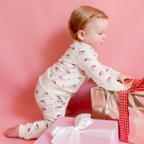 Pink Chicken Baby Jax Jogger Set - Mini Santa