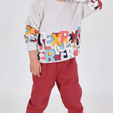 Boboli boy´s stretch knit trousers