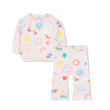 Billieblush Infant Allover Print Sweater SET