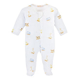 Baby Club Chic Sweet Toys Zip Footie printed - NB