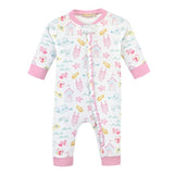 Baby Club Chic Summer Fun Zip Ruffle Coverall Printed