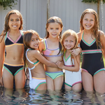 PQ Swim Rainbow Stitch Bikini Skipper & Scout