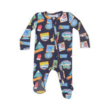 Angel Dear Vintage Ski Patches - 2 Way Zipper Footie