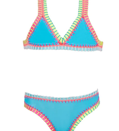 PQ Swim Rainbow Embroidered Bikini Skipper & Scout