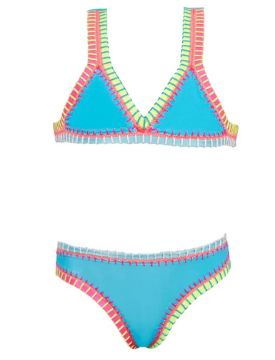 PQ Swim Rainbow Embroidered Bikini Skipper & Scout