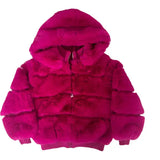 Lola & The Boys Faux Fur Coat Skipper & Scout