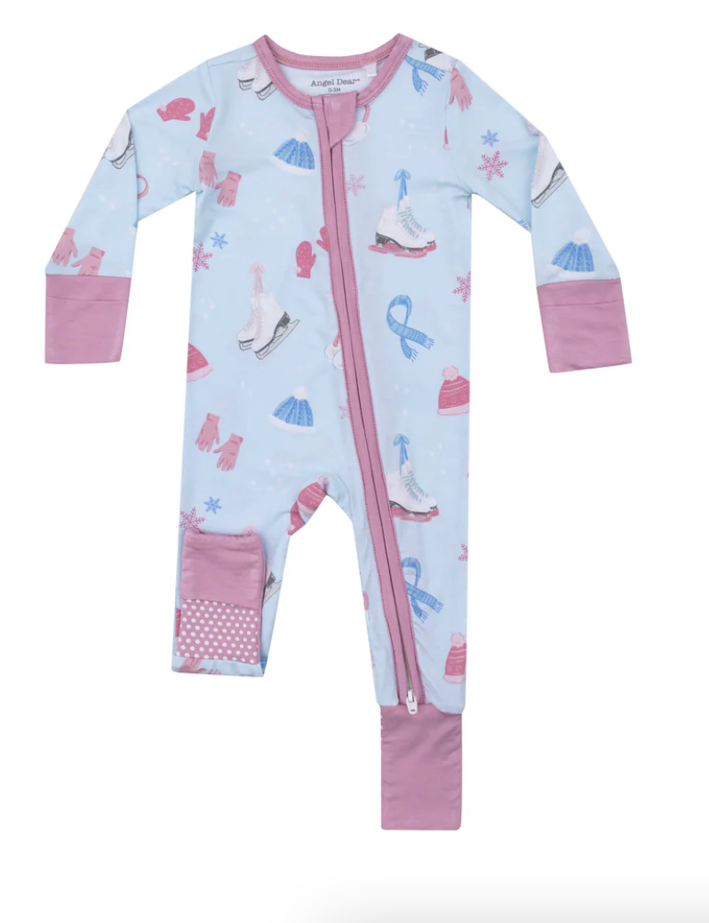 Angel Dear Ice Skating - 2 Way Zipper Romper Skipper & Scout