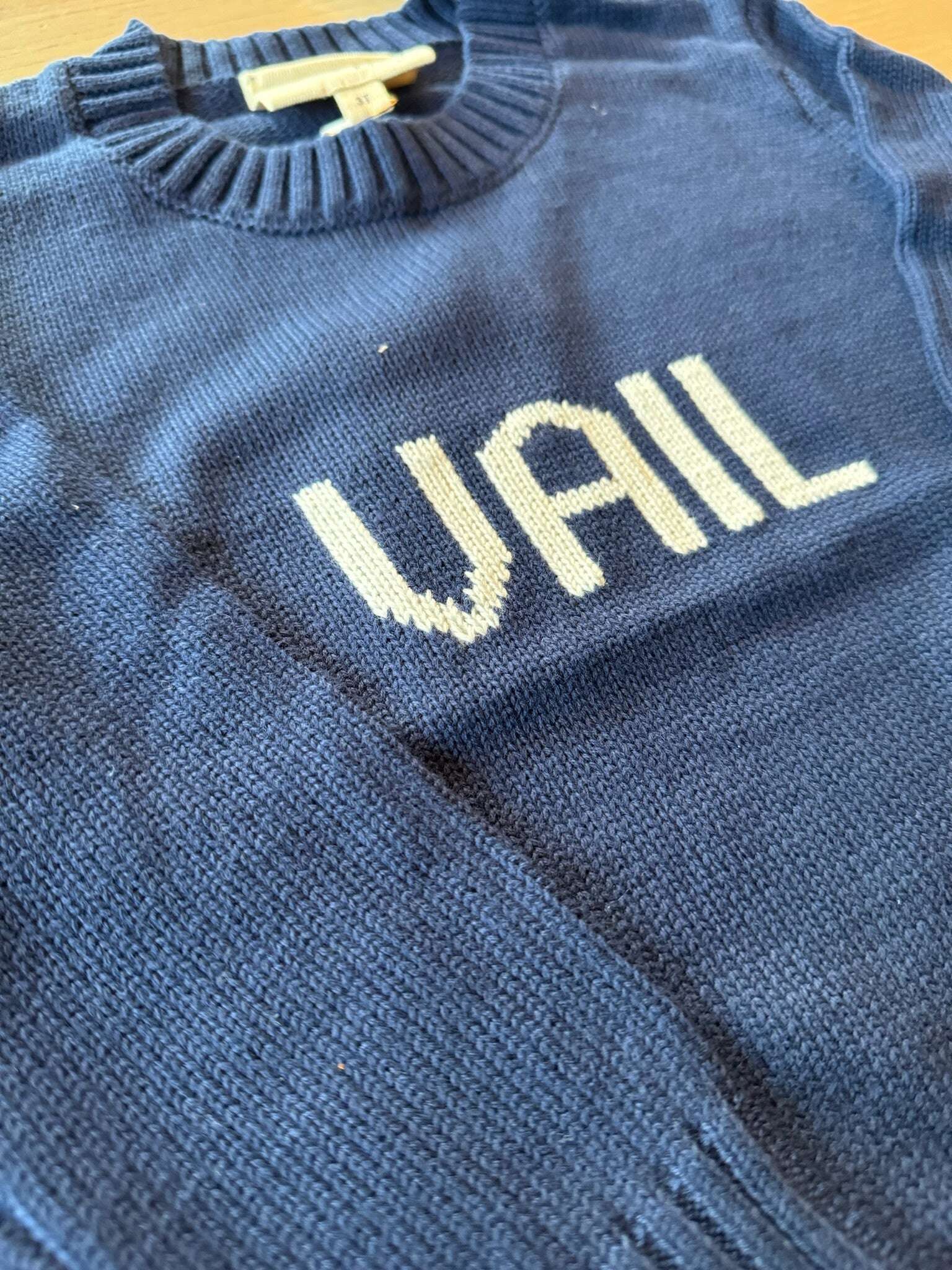 Ellsworth & Ivey Kids Vail Crewneck - Navy/Ivory Skipper & Scout