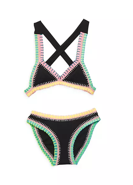PQ Swim Rainbow Stitch Bikini Skipper & Scout
