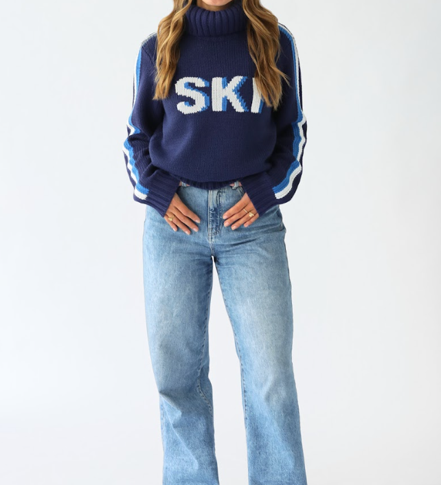 Ellsworth & Ivey Cropped Ski Turtleneck Skipper & Scout