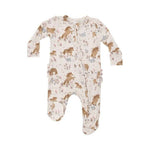 Angel Dear Pretty Ponies - 2 Way Zipper Ruffle Back Footie Skipper & Scout