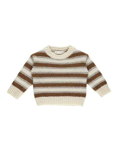 Rylee + Cru ASPEN SWEATER || SADDLE STRIPE Skipper & Scout