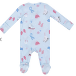 Angel Dear Ice Skating - 2 Way Zipper Footie Skipper & Scout