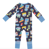 Angel Dear Vintage Ski Patches - 2 Way Zipper Romper Skipper & Scout