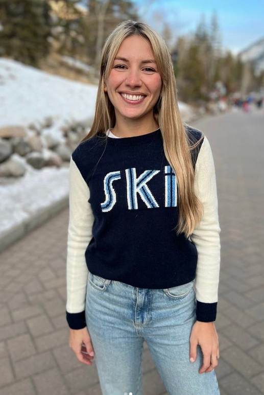 Autumn Cashmere Ski Jacquard Crew Skipper & Scout