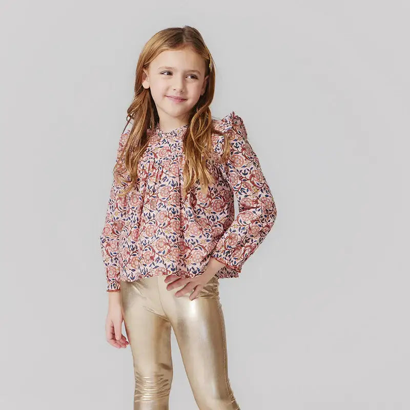 Pink Chicken Girls Lame Legging Skipper & Scout
