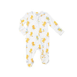 Angel Dear Vintage Ducklings 2 Way Zip Footie