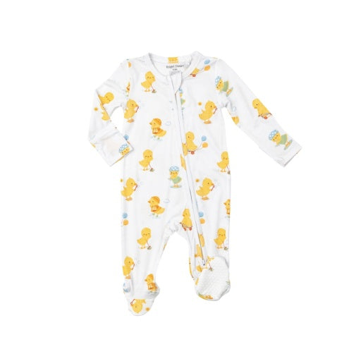 Angel Dear Vintage Ducklings 2 Way Zip Footie