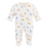 Baby Club Chic Jungle Kids Zip Footie Printed - 9-12M