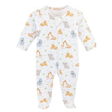 Baby Club Chic Jungle Kids Zip Footie Printed - 9-12M