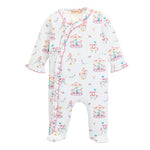 Baby Club Chic Printed Ruffle Footie Carousel