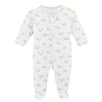 Baby Club Chic Printed Zip Footie Baby Duckies