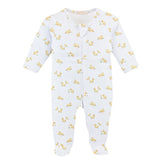 Baby Club Chic Printed Zip Footie Baby Duckies