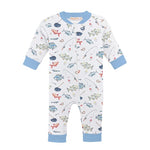 Baby Club Chic Fishing Day Zip Coverall Printed