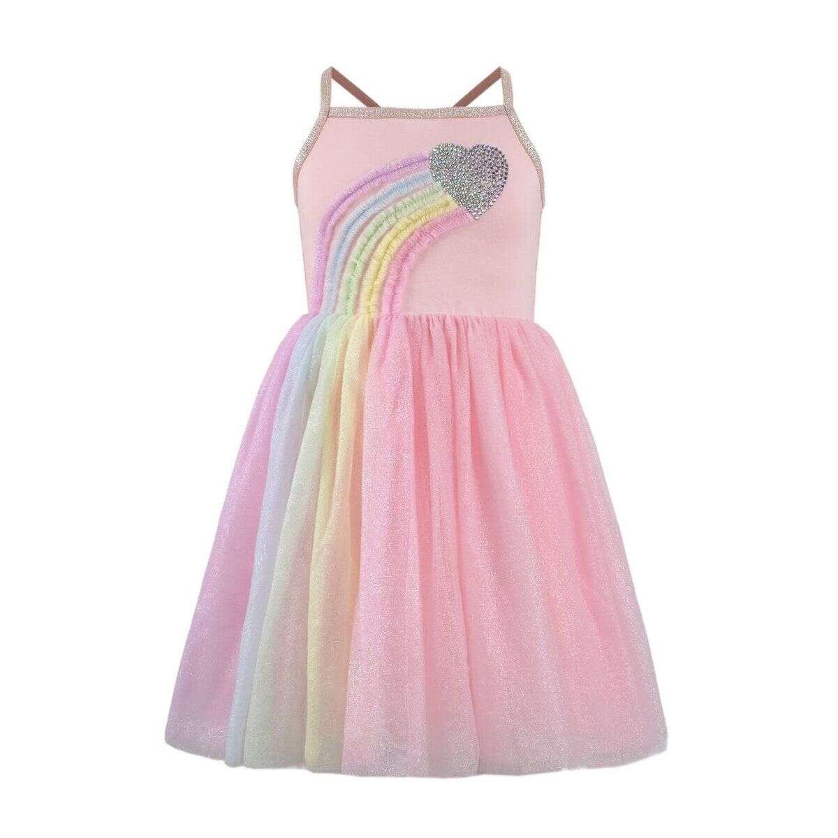 Lola & the Boys Heart Rainbow Tulle Dress Skipper & Scout 