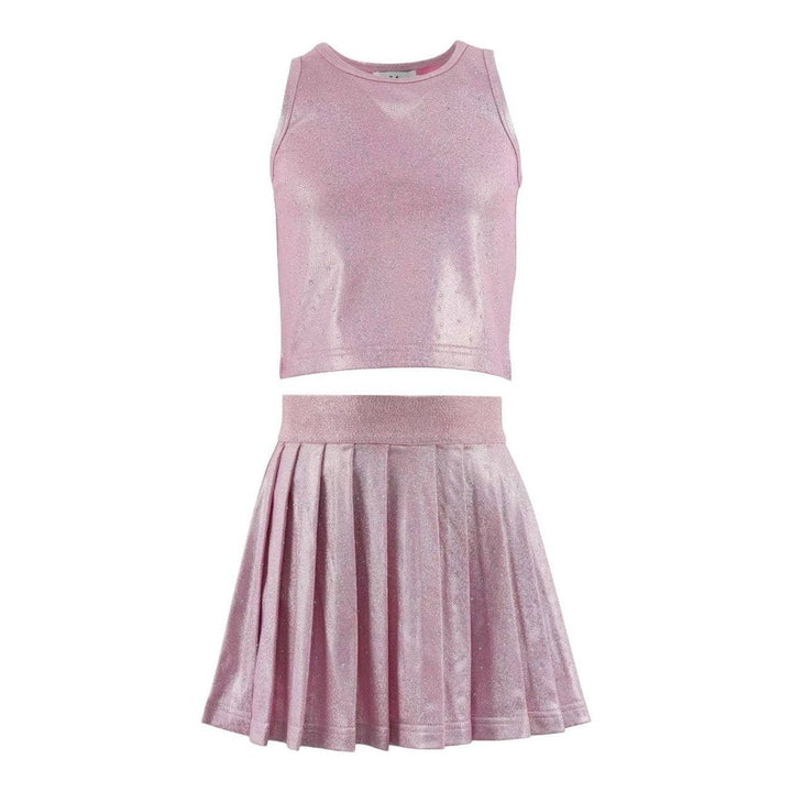Lola & the Boys Crystal Tennis Skort Set