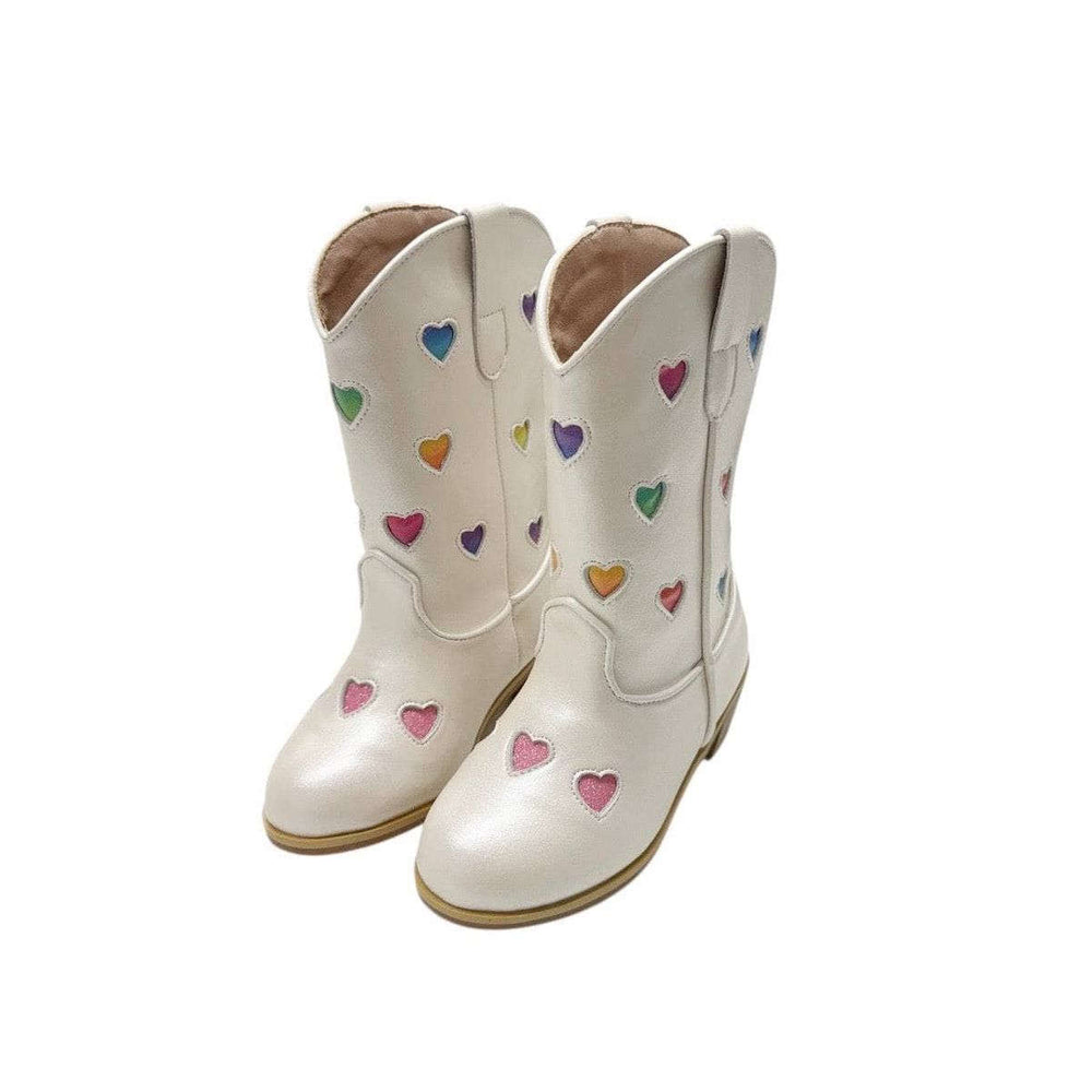Lola & the Boys Ombre Hearts Cowgirl Boots Skipper & Scout 