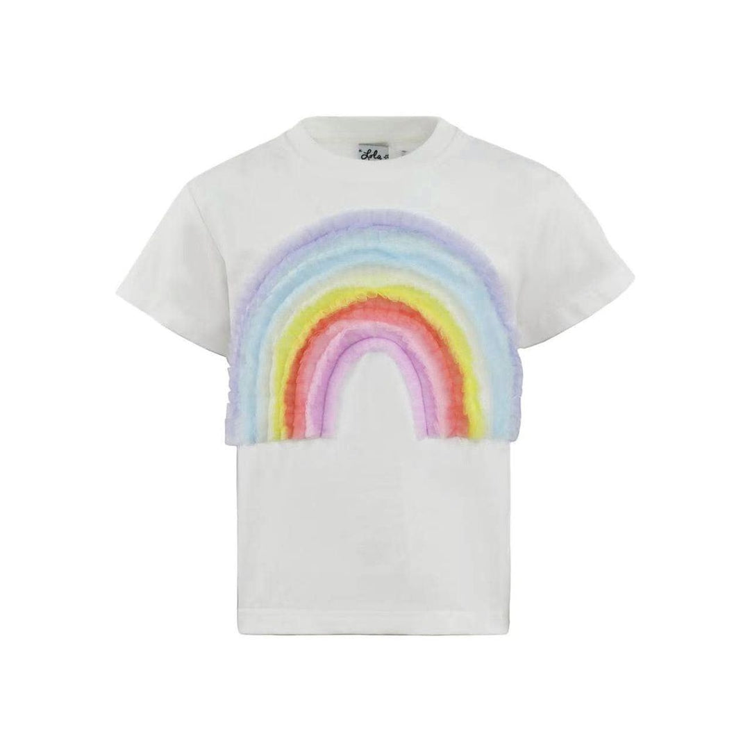 Lola & the Boys Pastel Rainbow T-Shirt