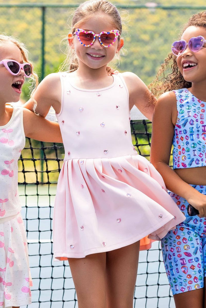 Lola & the Boys Heart Scuba Dress