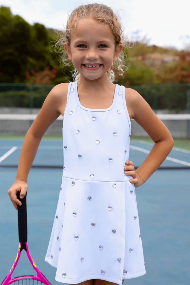 Lola & the Boys Heart Scuba Dress