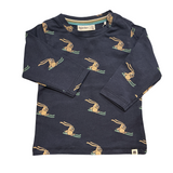 BabyFace Ski Bunny Print LS Tee