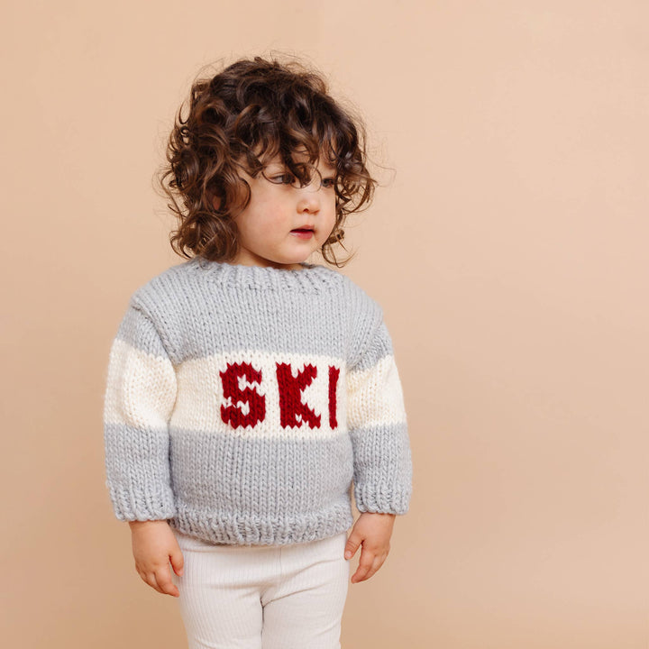The Blueberry Hill Ski Sweater Bowie Grey