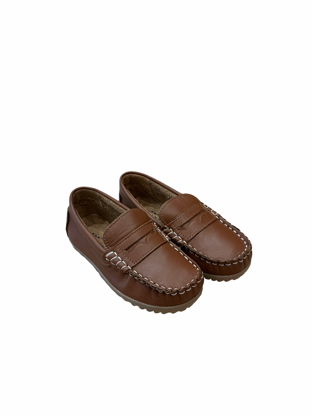 Nomandino Kids Nubuck Leather Loafers